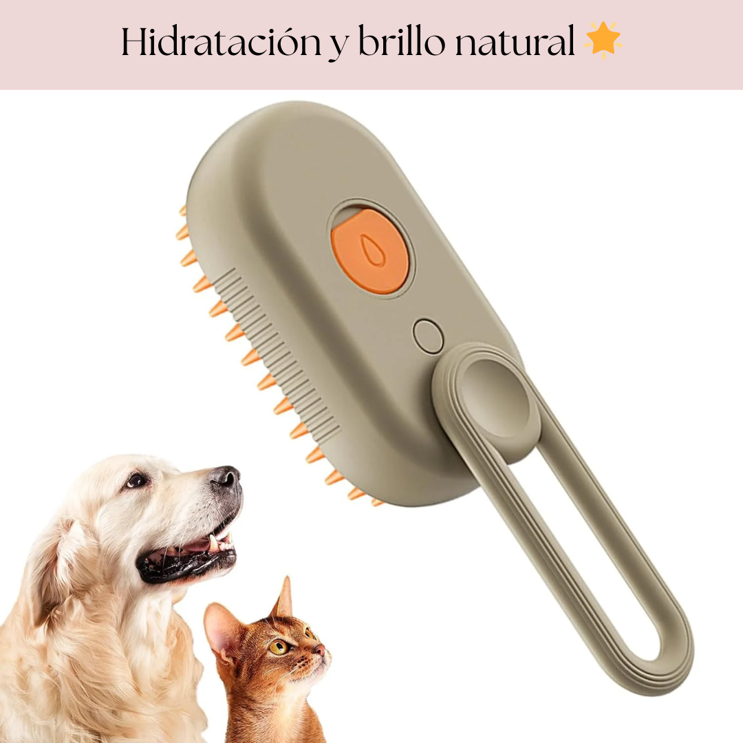 Cepillo a Vapor: porque la compañía se cuida con ternura, relaja a tu mascota y a ti.
