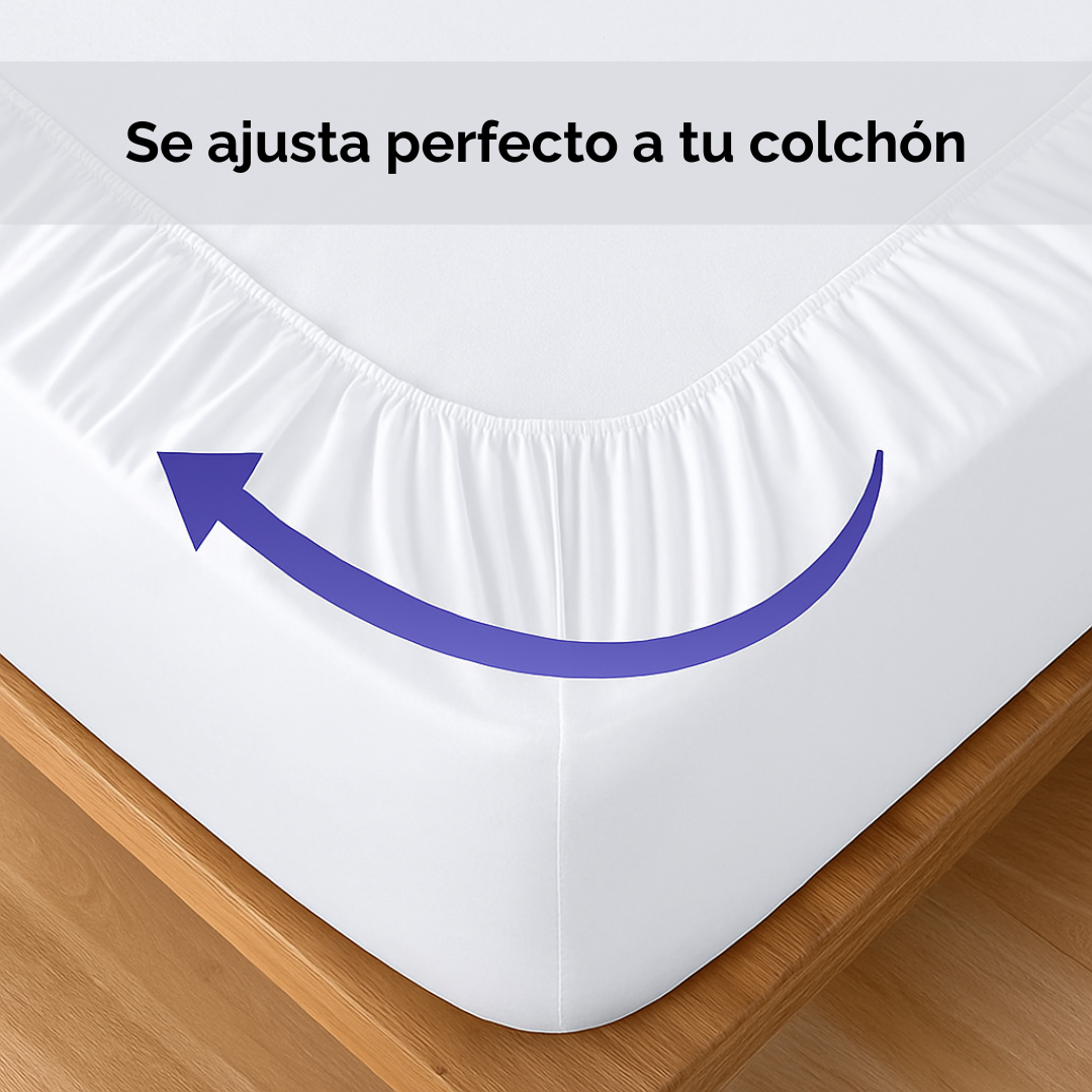Cubrecolchón Premium 2 plazas: Resiste líquidos y manchas , prolonga la vida de tu colchón y descansa mejor desde hoy