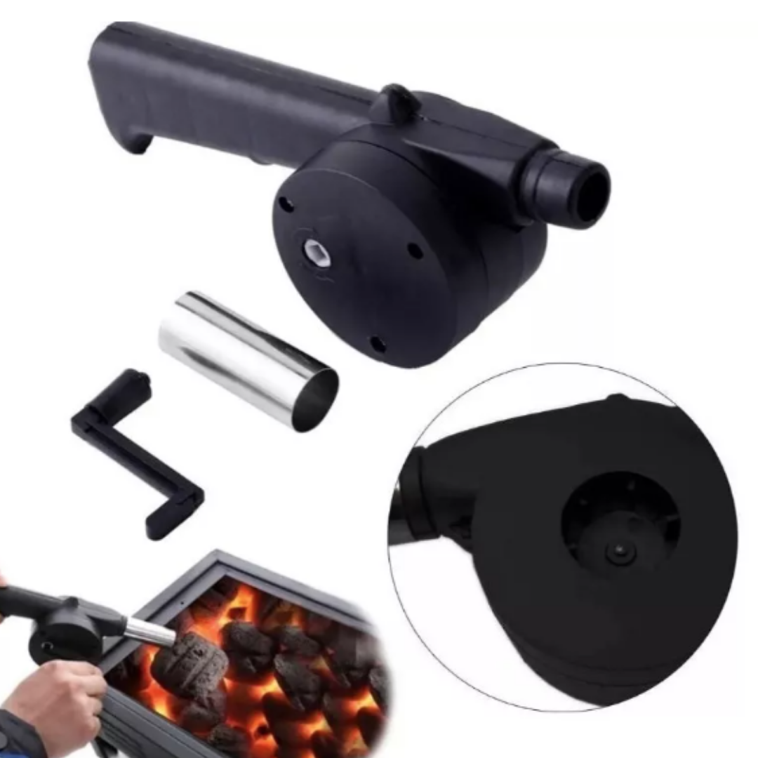 Soplador parrillero: Aviva las brasas y controla el fuego, brasas en minutos y sin riesgos🔥