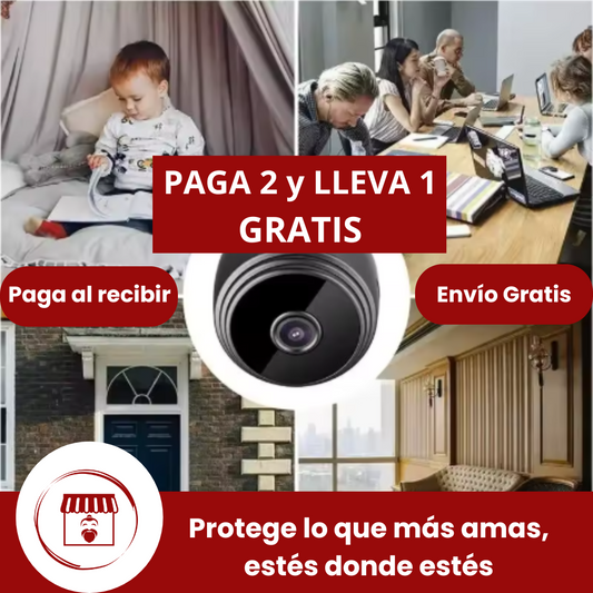 Minicámara de seguridad Paga 2 y lleva 1 GRATIS