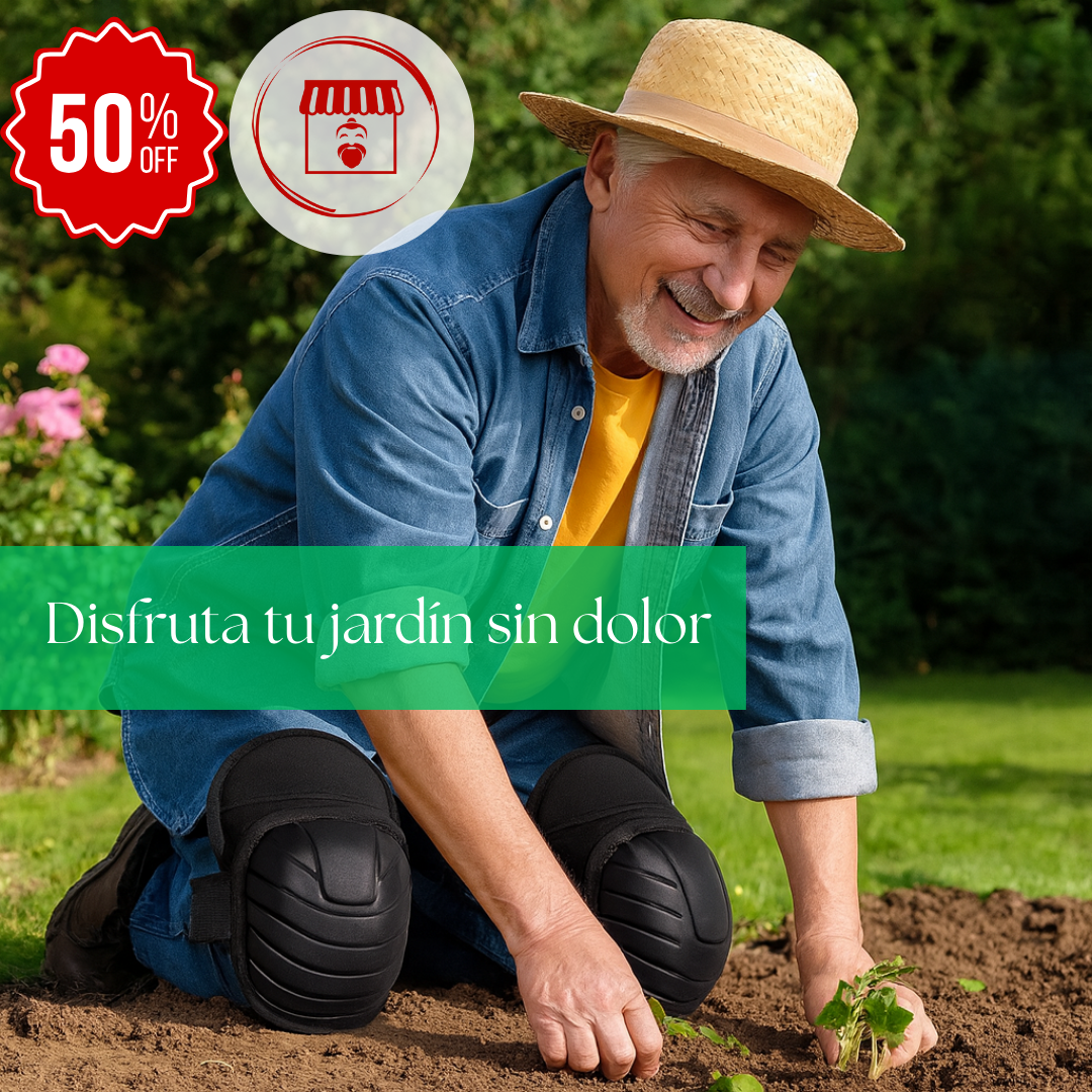 Rodilleras de jardinería Acolchada: Amortiguación Suave, Evita molestias y dolores en tus rodillas 🌱