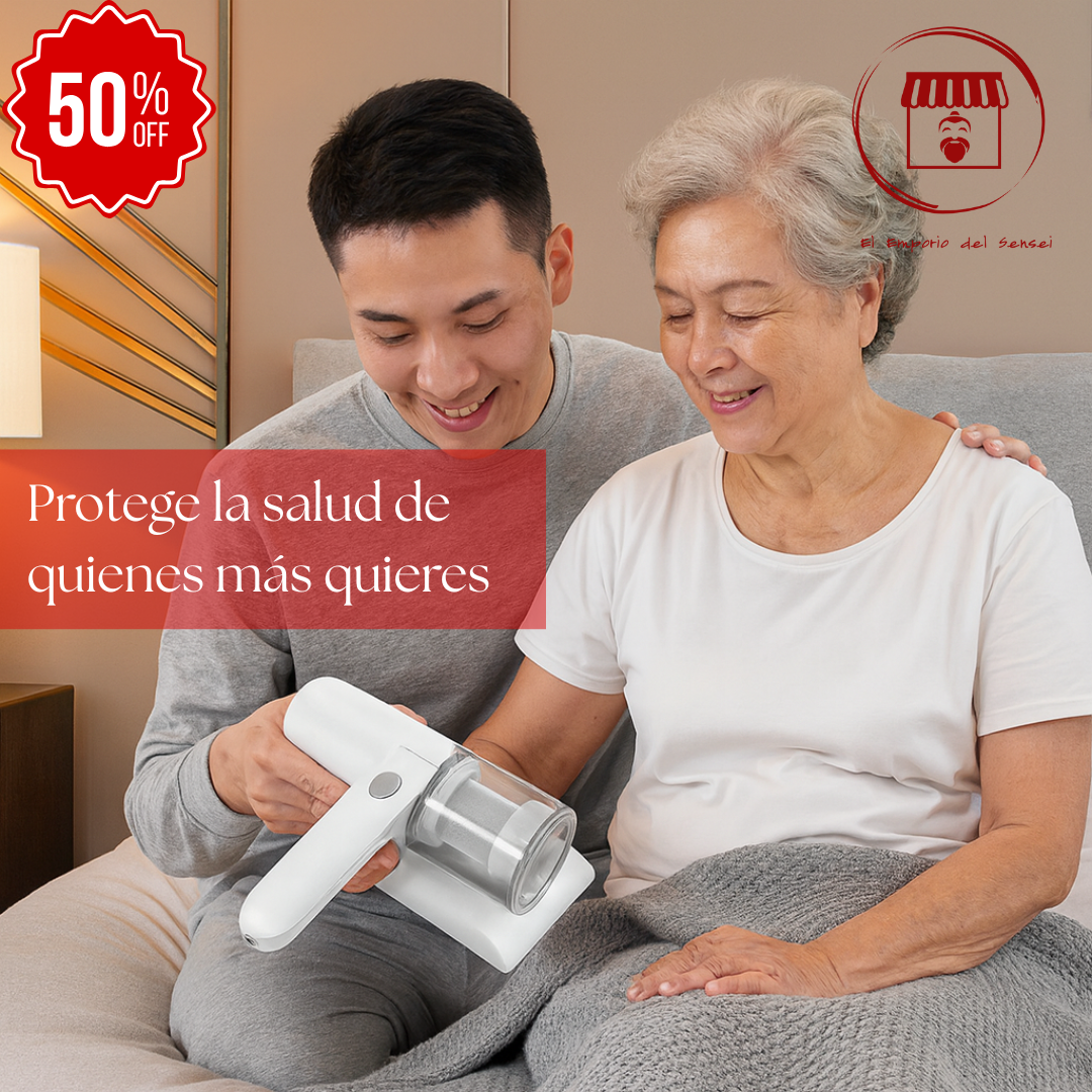 Aspiradora Antiácaros:Remueve Polvo y Ácaros, descansa mejor desde la primera Noche.