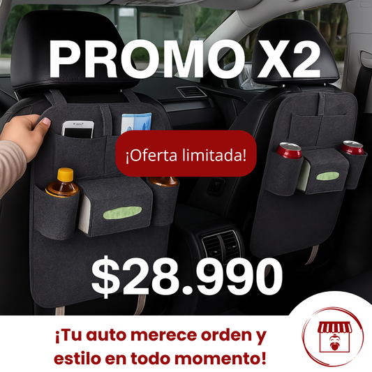 Pack de 2 organizadores de asiento.