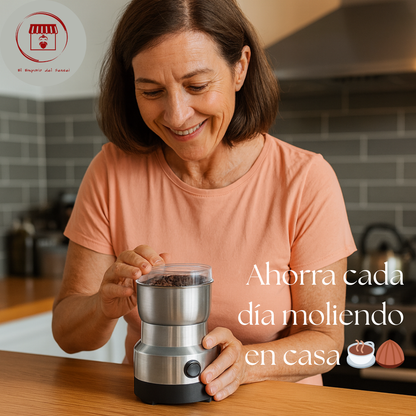 Molino Eléctrico multiuso: Muele en Segundos, Disfruta frescura y ahorro todos los días.