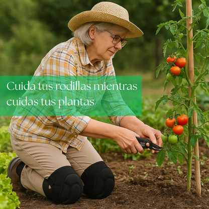 Rodilleras de jardinería Acolchada: Amortiguación Suave, Evita molestias y dolores en tus rodillas 🌱
