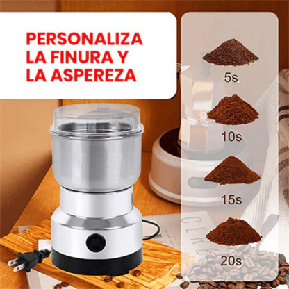 Molino Eléctrico multiuso: Muele en Segundos, Disfruta frescura y ahorro todos los días.