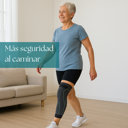 Soporte Elástico de Rodilla: Compresión Activa, reduce molestias y mejora tu movilidad