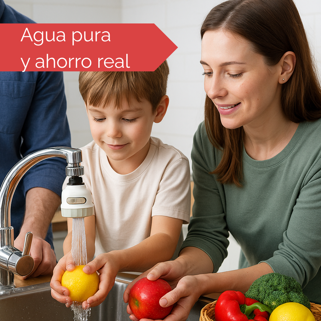 Filtro Ahorro Hogar – Filtra y optimiza – Reduce tu consumo de agua sin perder presión