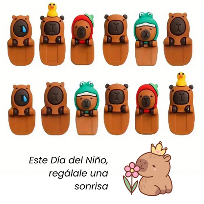 Caja sorpresa coleccionable de Capibaras