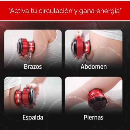 Ventosa Terapéutica Eléctrica-Alivio Muscular/Reduce dolor crónico y gana movilidad en pocos días