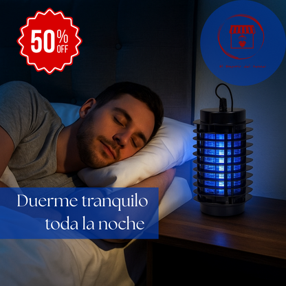Lámpara antibichos UV: Elimina insectos, descansa sin picaduras cada noche de verano