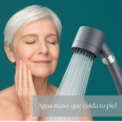 Cabezal de Ducha Premium: Masajeador Relajante, reduce consumo y mejora tu bienestar.
