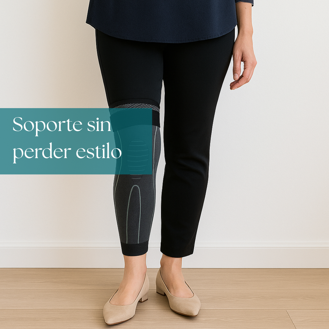 Soporte Elástico de Rodilla: Compresión Activa, reduce molestias y mejora tu movilidad
