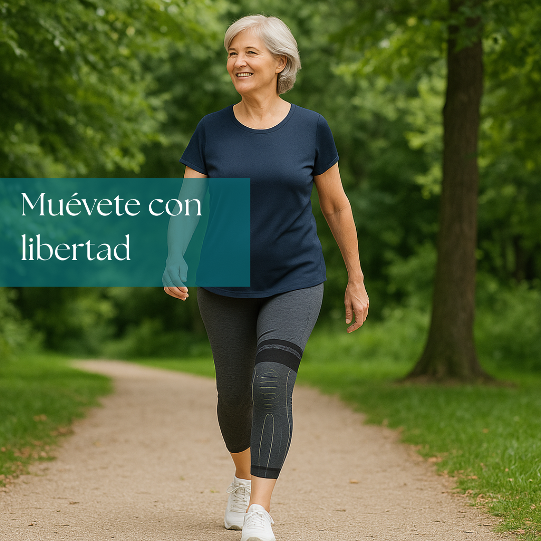 Soporte Elástico de Rodilla: Compresión Activa, reduce molestias y mejora tu movilidad