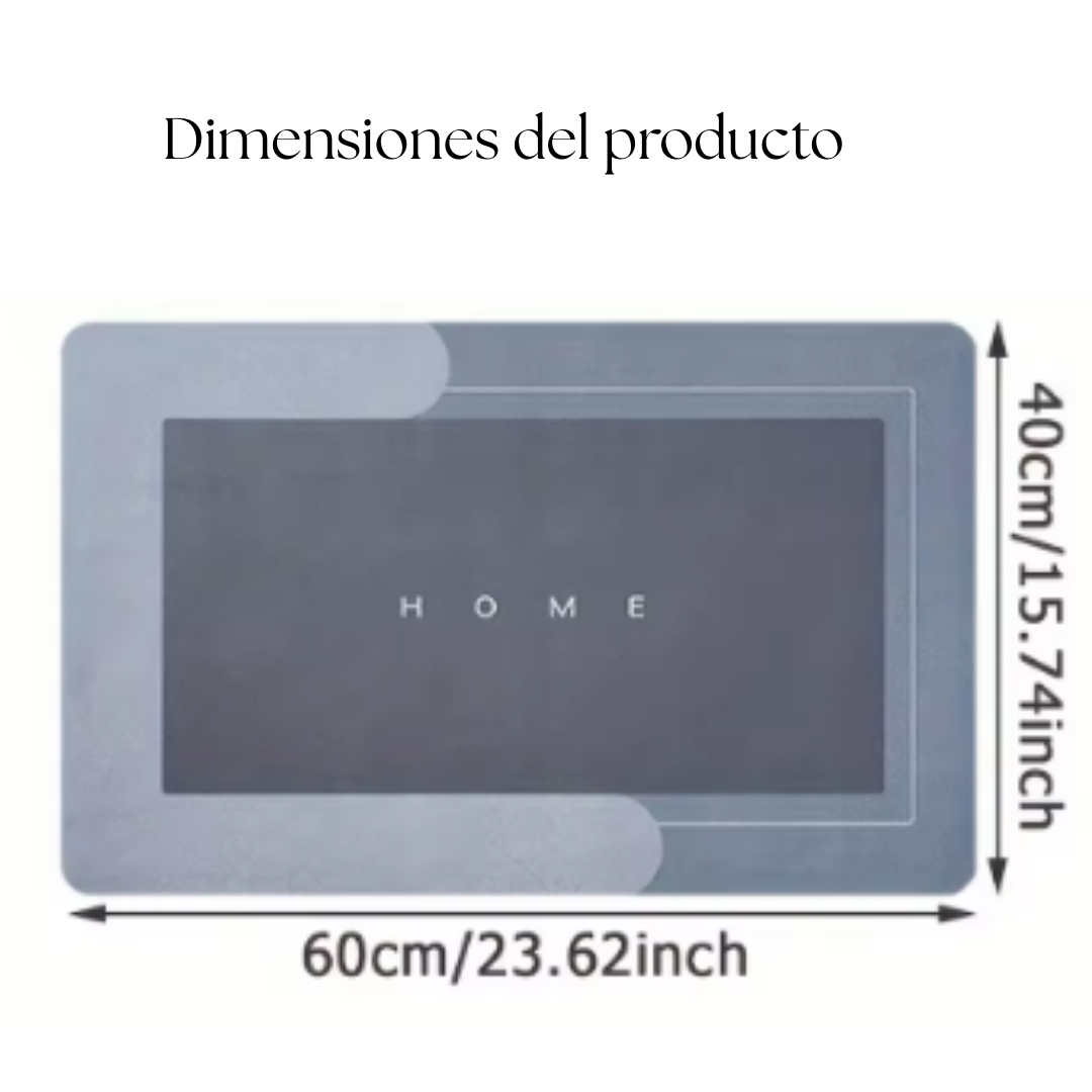 Tapete Antideslizante: Super Absorbente, piso seco y seguro después de cada ducha 😉