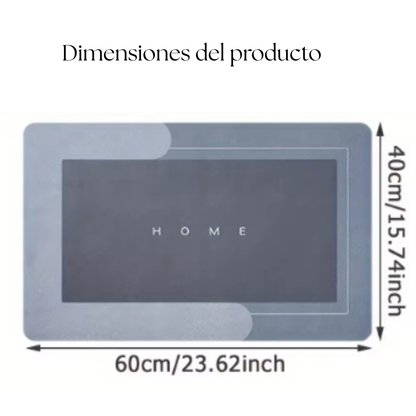 Tapete Antideslizante: Super Absorbente, piso seco y seguro después de cada ducha 😉